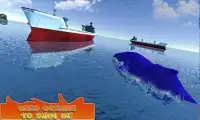 नीली व्हेल तैरना जीवन सिम्युलेटर - गहरे समुद्र 3 Screen Shot 1
