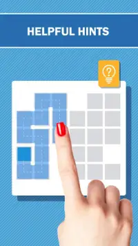 Fill the blocks - Squares connect puzzle game Screen Shot 1