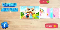 Princess Jigsaw Brain puzzle Game for Girls Screen Shot 1