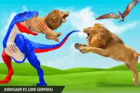 الأسد البري مقابل الديناصور محاكاة معركة الحيوانات Screen Shot 10