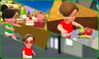 Little Baby Home Alone : Kids Fun & Care Game 3D Screen Shot 2