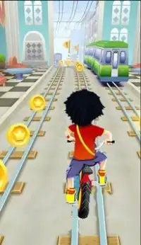 Shives Subway Run - 3D Racing Bike Adventure Screen Shot 0