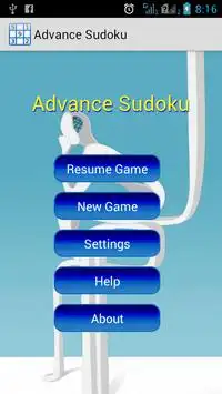 Advanced Sudoku Screen Shot 0