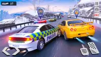 Autobahn Racing Police Car Chase: Cop Simulator Screen Shot 2