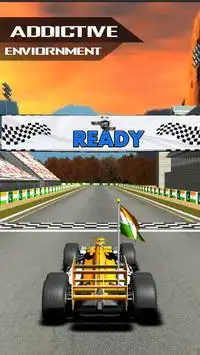 Pak contre Inde Voiture Courses Guerre: Simulateur Screen Shot 2