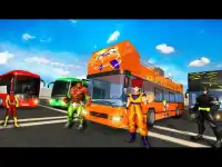 Superhero Mega Bus Transport Simulator Screen Shot 3