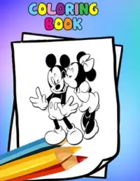 How to color Mickey Mouse ( coloring pages) Screen Shot 1