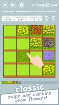 Flower Game - Garden Themed Merge Puzzle Screen Shot 2