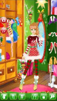 Christmas Salon Dress up Game For Girls Screen Shot 2