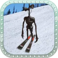 Siren Head - Snow Ski Screen Shot 0