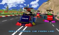 Kids Police Car Racing Screen Shot 3