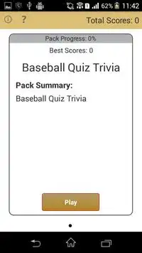 Baseball Quiz Trivia Screen Shot 1