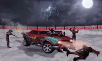 Зомби атака Монстр выживания автомобиля Screen Shot 0