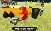 Страшная бабушка-учитель 4D: Игра ужасов Screen Shot 3
