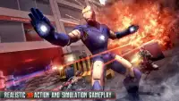 Iron avenger gods superhero fighting flying robot Screen Shot 4