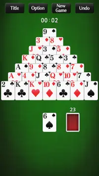 Pyramid Solitaire[card game] Screen Shot 0