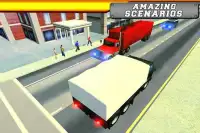 City Truck Duty Jazdy Sim 3D Screen Shot 2