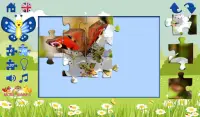 Puzzle para sa mga bata spring Screen Shot 4