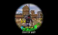 Zombie Sniper Contador tiro Screen Shot 4