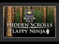 Hidden Scrolls Flappy Ninja 2 Screen Shot 1