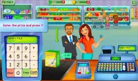 Supermercado Cash Register: Meninas Cashier Games Screen Shot 13