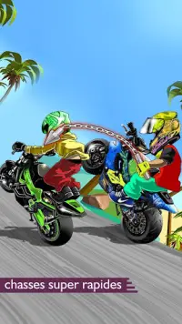 patron de la course cycliste - course moto bumper Screen Shot 0