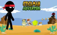 Stickman Adventure Game Screen Shot 0