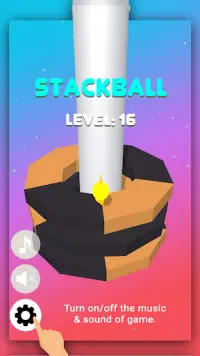 Stackball Smash - Falling Helix Ball 3D Screen Shot 4