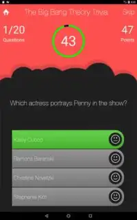 Unofficial The Big Bang Theory Trivia Game Quiz Screen Shot 6