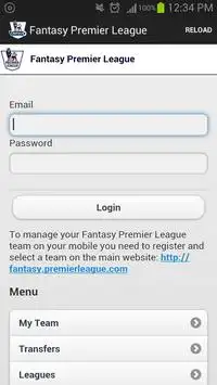 Fantasy League Screen Shot 0