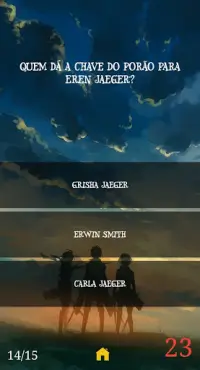 SNK Attack On Titan Preguntas, Músicas e Frases Screen Shot 2