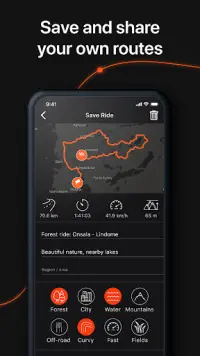 Detecht - Motorcycle App & GPS Screen Shot 5