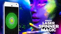 Magic laser neon fidget spinner edc toys Screen Shot 0