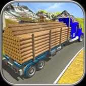 Cargo Truck Driver: Hill side