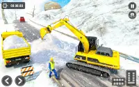 Snow Excavator Road Truck Game Screen Shot 4