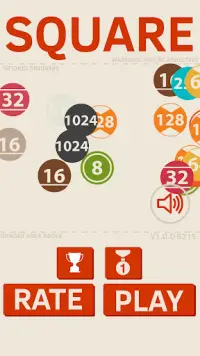 Square - The 2048 Game Screen Shot 1