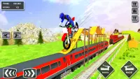 صعب دراجة هوائية ضد قطار سباق مرح Screen Shot 4