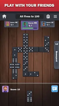 Dominoes online - play Domino! Screen Shot 1