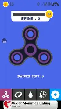 Spin  - Fidget Game - 100X Fast Spins Screen Shot 1