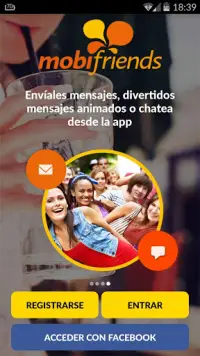 Mobifriends - Conocer gente, Buscar pareja, Ligar Screen Shot 3