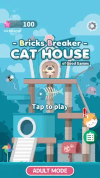 Bricks Breaker Cat Girl Hub Screen Shot 0