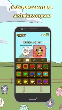 Farm Animals：マルチプレイヤーゲーム Screen Shot 2