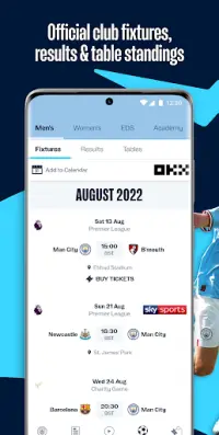 Manchester City Official App Screen Shot 5