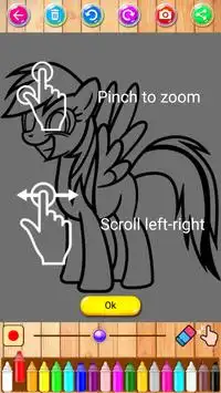 my little pony coloring game Screen Shot 5