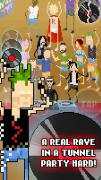 DJ Dave dans le Tunnel Rave Screen Shot 1
