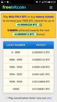 Free Bitcoin - FreeBitco.in (No Ads) Screen Shot 0