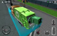 Caminhão de lixo 3d Sim Parque Screen Shot 2