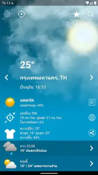 พยากรณ์อากาศ ประเทศไทย XL PRO Screen Shot 0