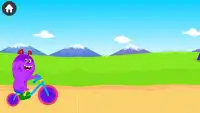 Learn ABC Alphabet - Bike Rider Games For Kids Screen Shot 1