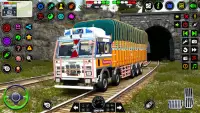 Indian Cargo Truck Sim Game 3D Screen Shot 1